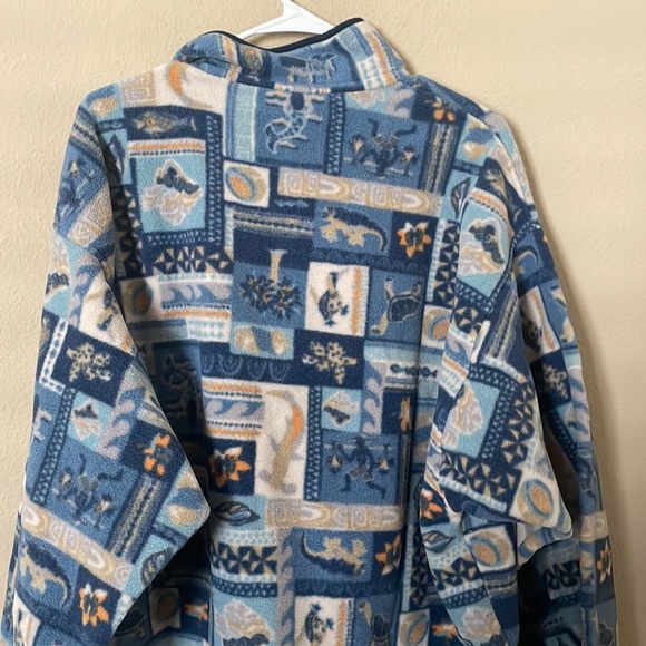 Patagonia mens Galapagos archipelago pigeon blue synchilla sea critters RARE - Picture 7 of 7